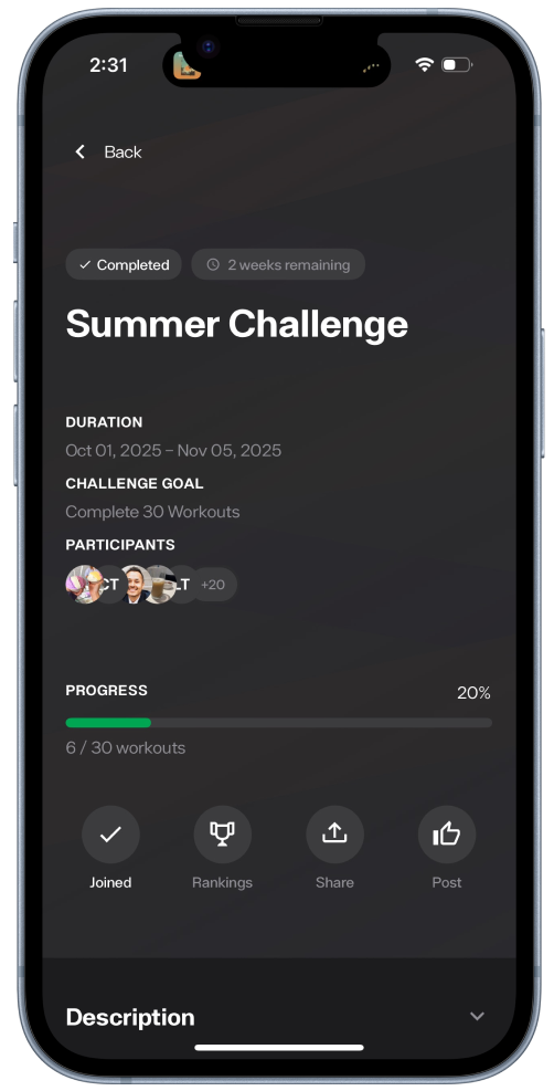 The Social Community App on Phone
